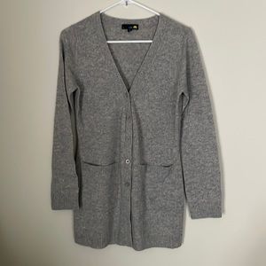 C&C California Cashmere Cardigan, Grey Size S